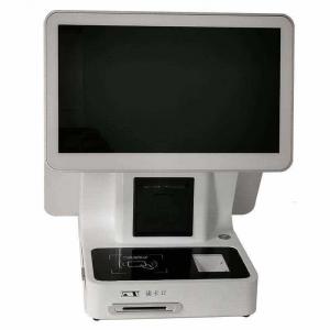 小區(qū)學(xué)校酒店寫字樓藥店醫(yī)療社?？ㄗx取訪客登記13.3寸臺(tái)式多功能一體機(jī)