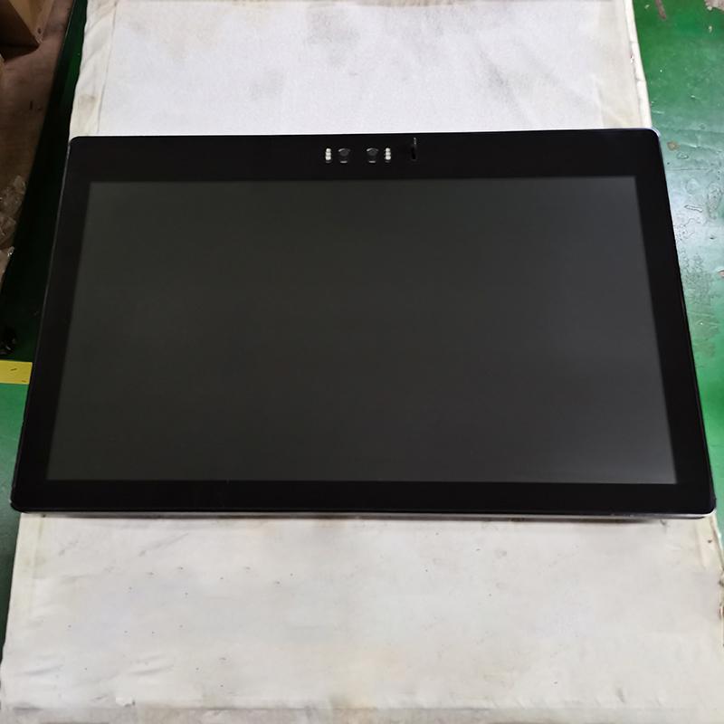 學(xué)校電子班寫字樓大廳人臉識別雙目攝像頭壁掛式21.5觸摸一體機 - 產(chǎn)品展示