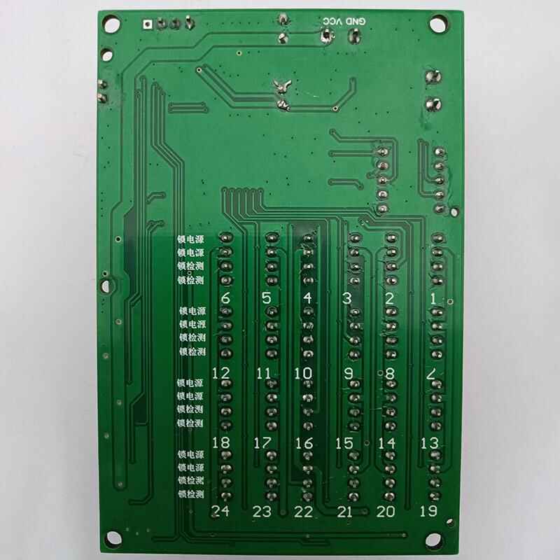 智能電子柜RJ45網(wǎng)口TP/IP協(xié)議485通信級聯(lián)24路鎖控板軟件APP開發(fā)PCBA方案定制 - 產(chǎn)品展示
