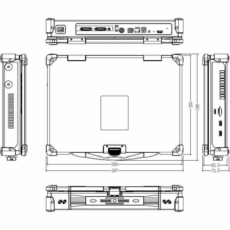 Portable Reinforced 15.6-inch Rugged Support Solution Custom - Image 2