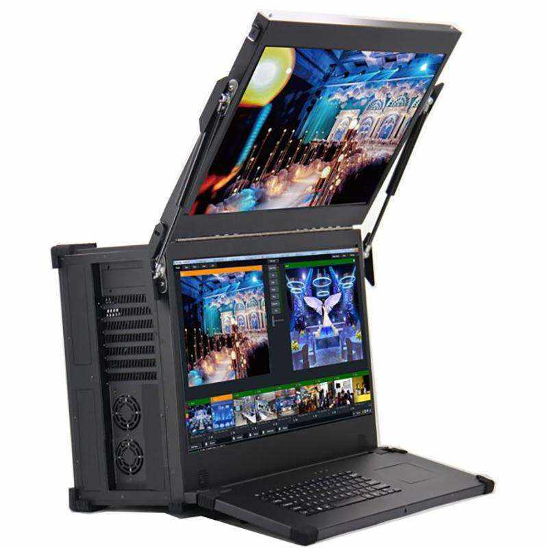 Portable 23.8 Dual Screen Reinforced Multi-Function All-in-One Support Custom System