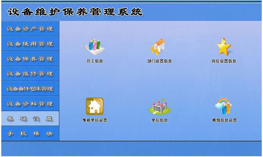 設(shè)備維護(hù)保養(yǎng)管理系統(tǒng)平臺(tái)基礎(chǔ)設(shè)備