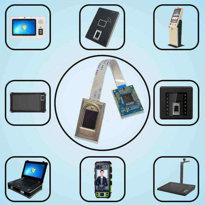 BA-ZW0C Fingerprint Recognition Module with Capacitive Sensor and DSP - Image 4